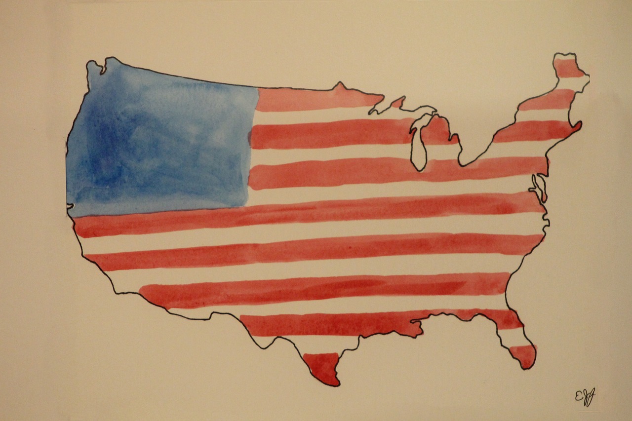 Америка рисунок