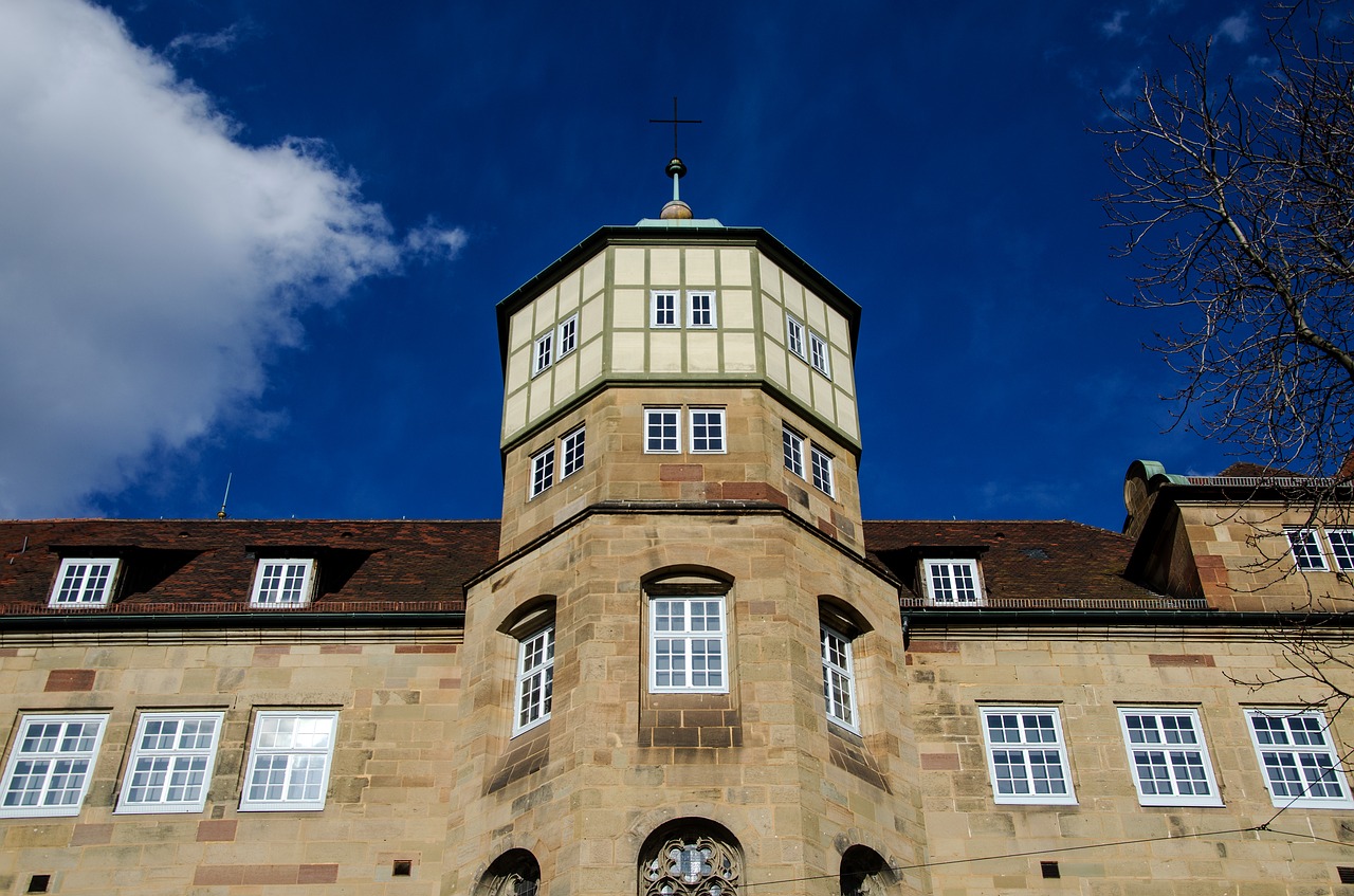 A very old building