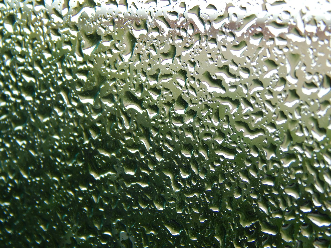 Wet glass