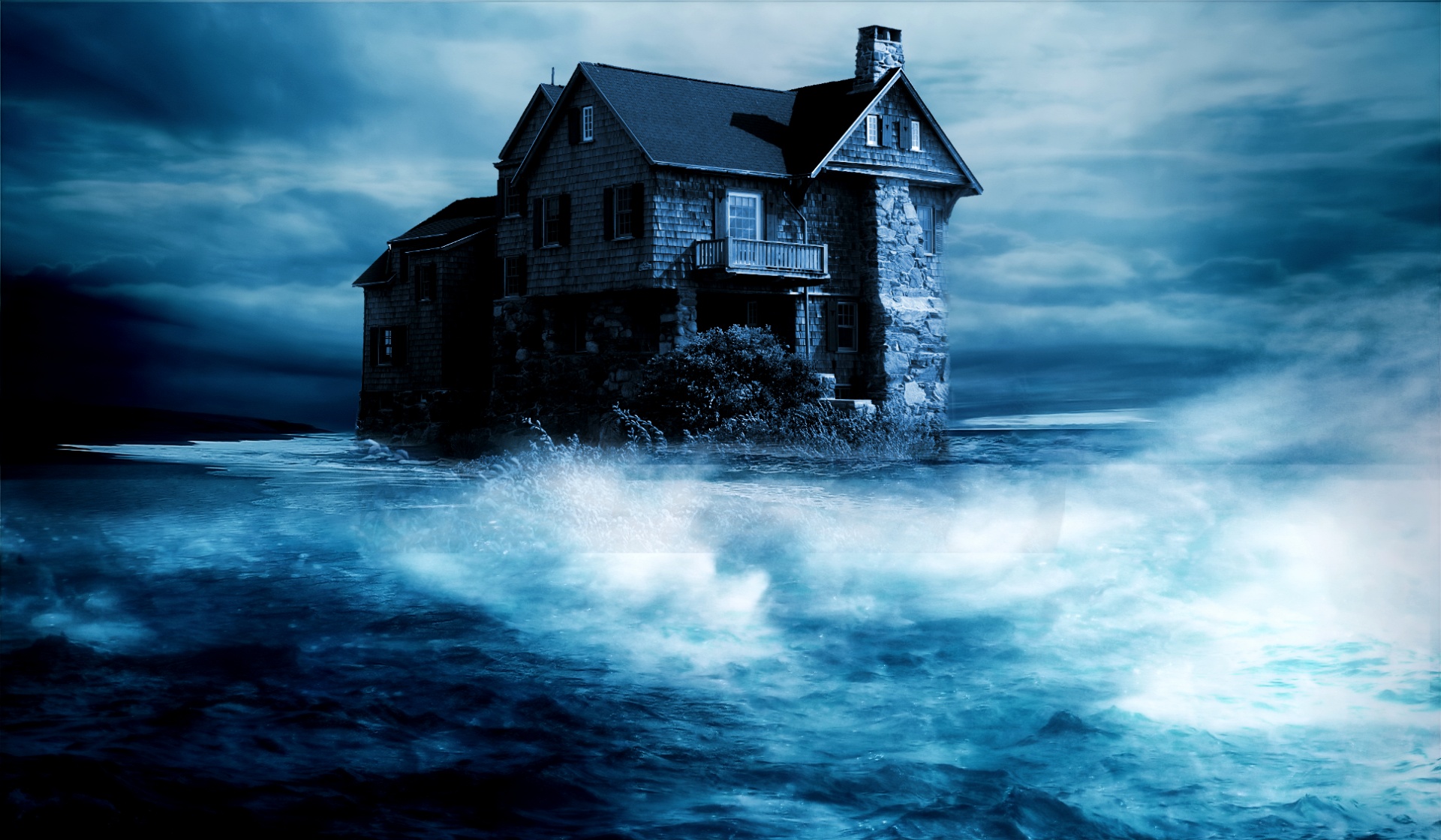 Storm the house. Домик море шторм. Домик у моря мистика. Буря в доме. Дома у моря в шторм.