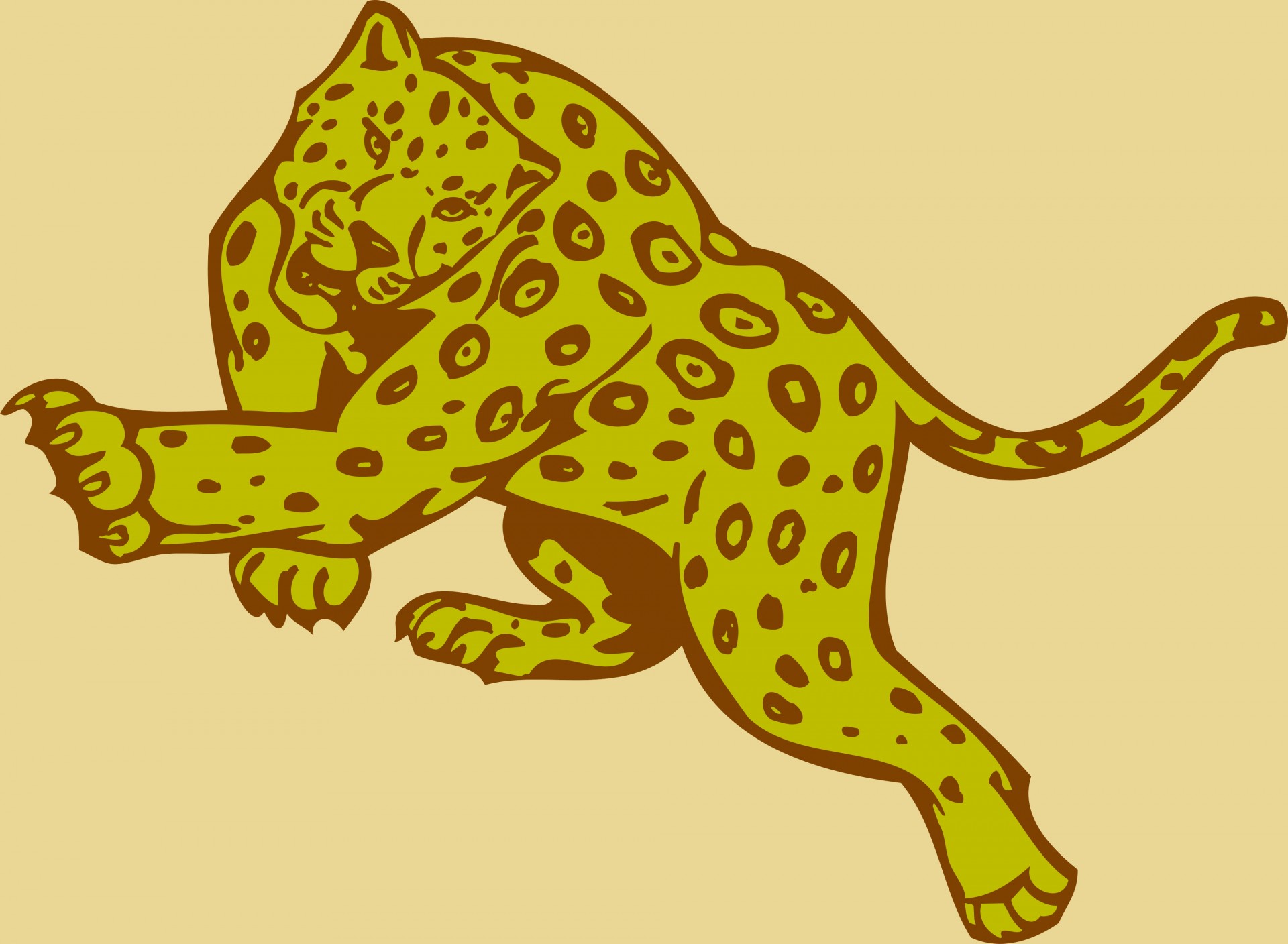Нарисовать леопарда