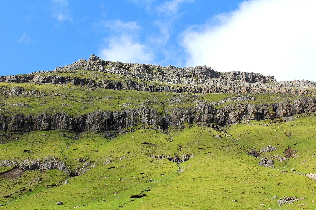 Mountain side. Сиде горы. Фуннингур. Эстурой.