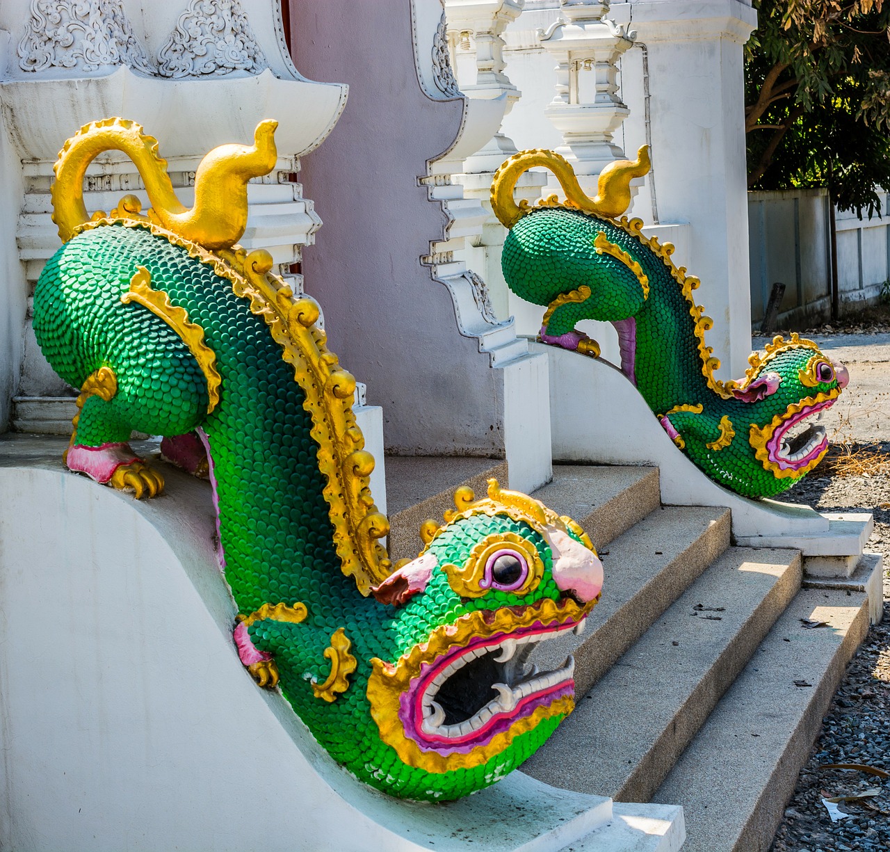 Download free photo of Mythical creatures,temple complex,temple,north ...