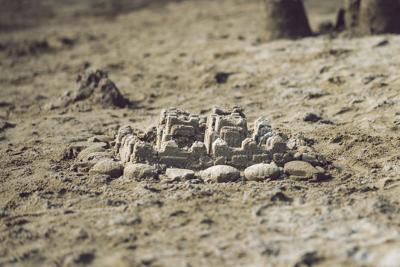 Beach castle. 1 Августа день замка из песка (Sandcastle Day). Levy Pierre "Sandcastle".