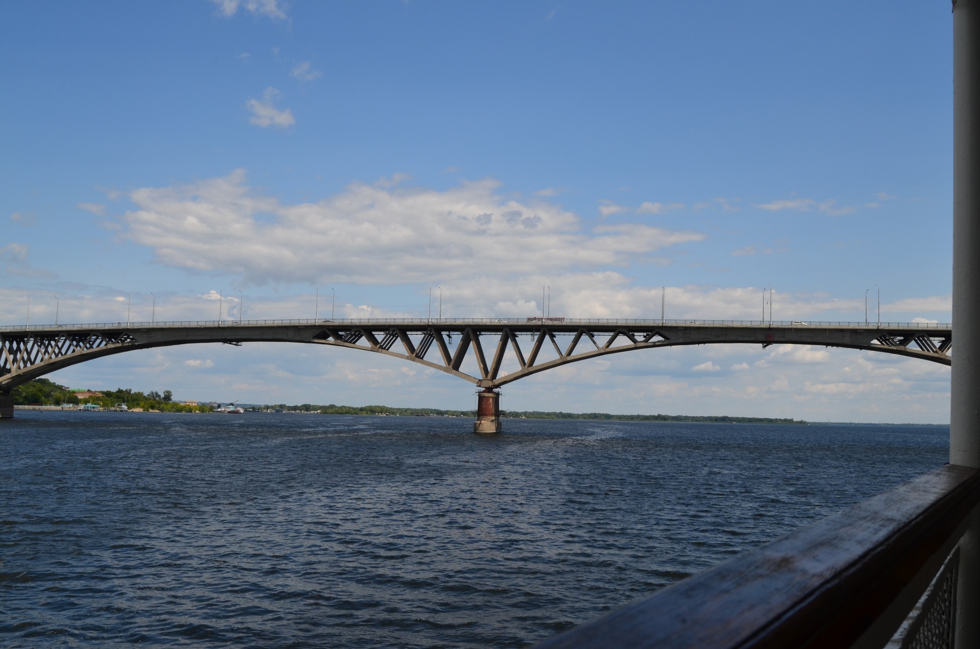 Волга река мост